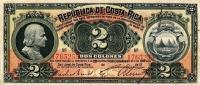 p152 from Costa Rica: 2 Colones from 1920